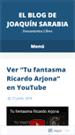 Mobile Screenshot of joaquinsarabia.com